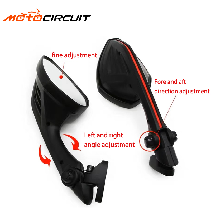 Chrome Plating Motorcycle Rearview Mirror Reflectors For Tmax530 Cbr400r Ninja 250/400 Zx-14r Accessories Spare Parts