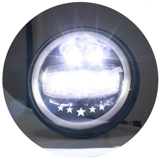 High/low Beam 70w Offroad Driving Drl Turn Signal 4x4 Round Motorcycles 7 Inch Led Headlights For Jeep Harley