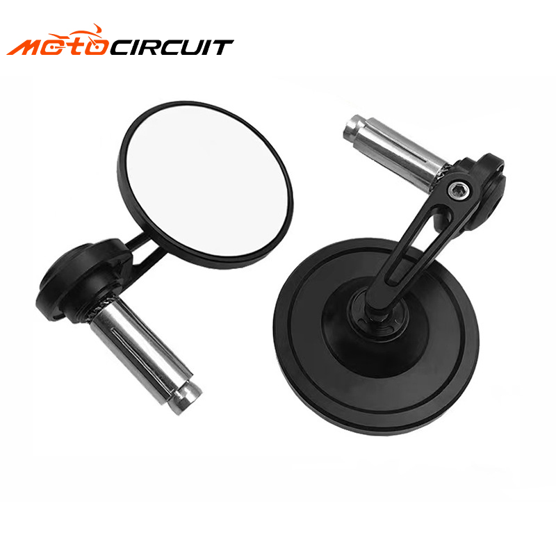 Motorcycle Retro CNC Rearview Aluminum alloy Mirror Universal Modified Electric Motorbike Spare Accessories Parts