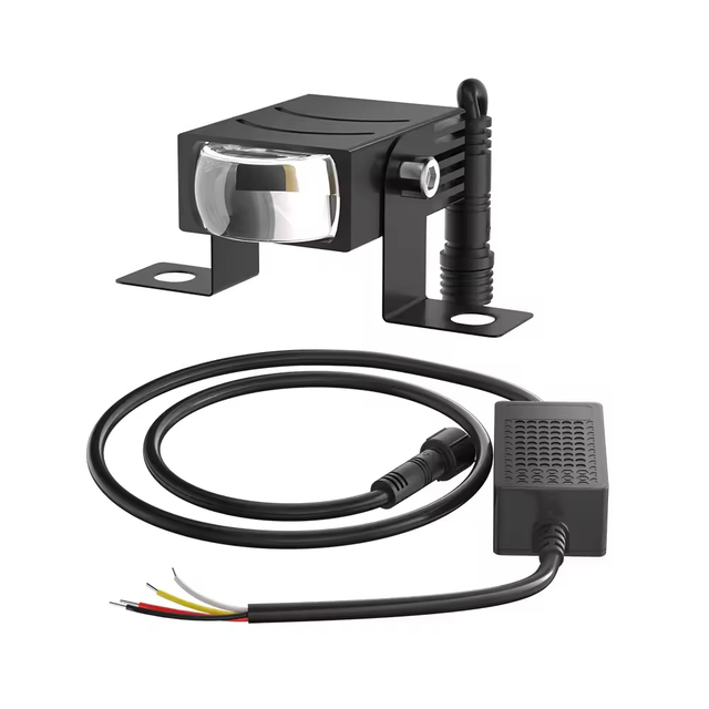 New Motorcycle Flash Auxiliary Spotlight and High Brightness LED Modified Headlight with Dual Color Light