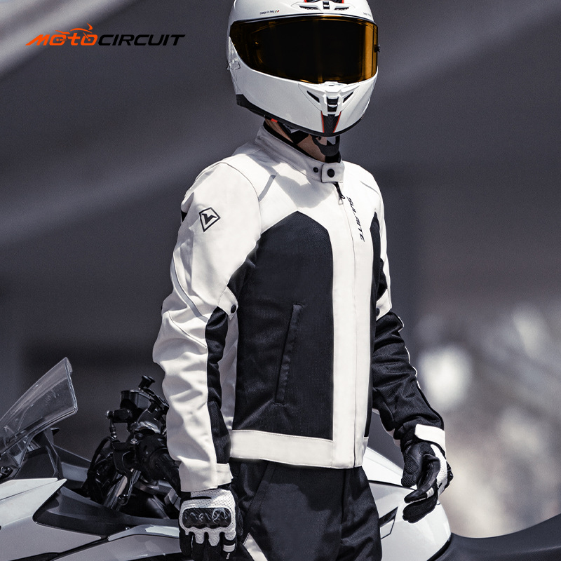 Summer Motorcycle Anti-fall Racing Suit Breathable Mesh commuter Riding Suit Suitable for Off-road and Road Riding