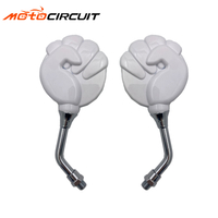 Fist Type Reflector Scooter Rearview Mirror Plastic Modified Universal Motorcycle Mirror Spare Parts Accessories No reviews yet