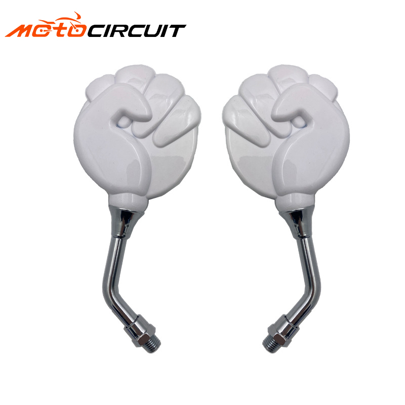 Fist Type Reflector Scooter Rearview Mirror Plastic Modified Universal Motorcycle Mirror Spare Parts Accessories No reviews yet