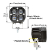 4 Lens 3 Inch Motorcycle Off Road Projector Led Driving Spotlight 12V Auxiliary Light Led Fog Lamp Light Accessories