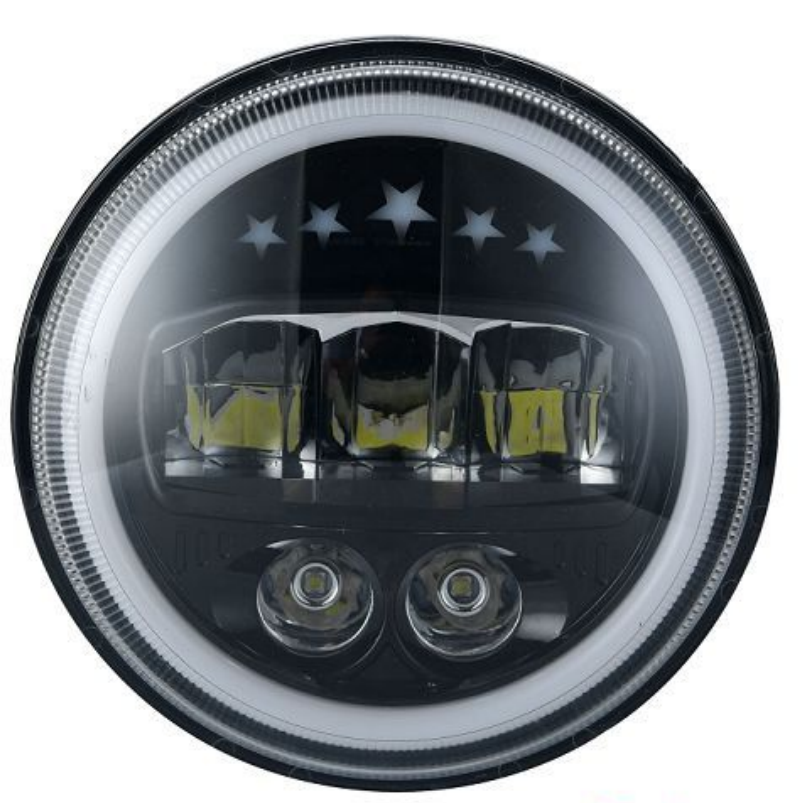 High/low Beam 70w Offroad Driving Drl Turn Signal 4x4 Round Motorcycles 7 Inch Led Headlights For Jeep Harley