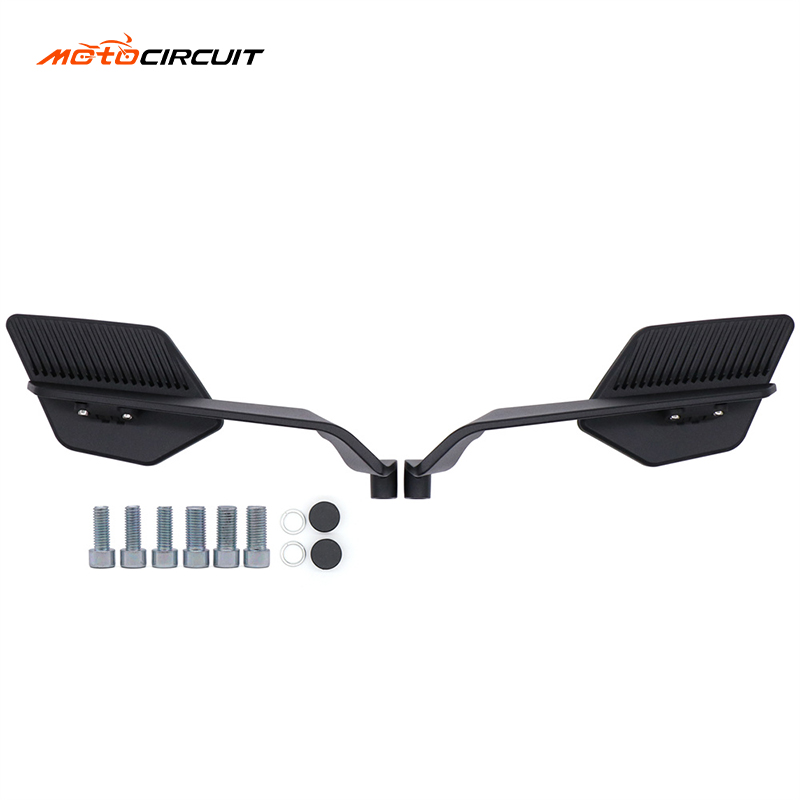 Motorbikes Side Wing Rearview Spoiler Mirrors Motorcycle Riding Accessories Frame Body Parts Accesorios Para Motocicletas Espejo
