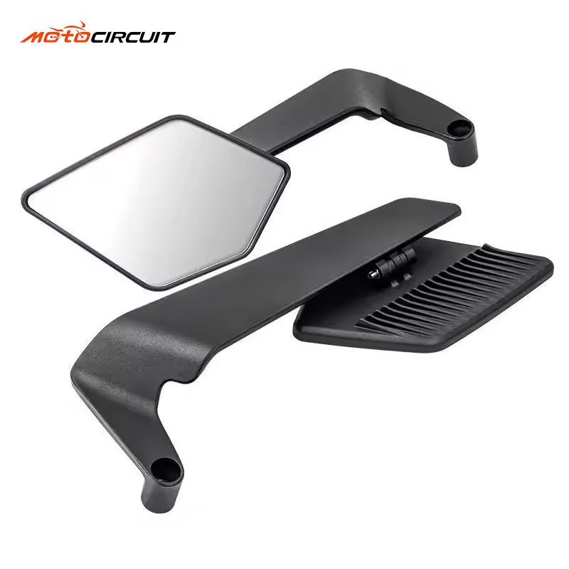 New Design Motorcycle Accessories Wind Wing Large Glass Side Mirror Universal Rear View Mirror