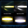 New Motorcycle Flash Auxiliary Spotlight and High Brightness LED Modified Headlight with Dual Color Light