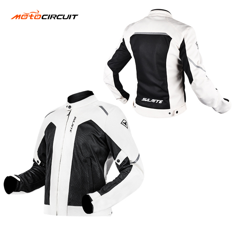 Summer Motorcycle Anti-fall Racing Suit Breathable Mesh commuter Riding Suit Suitable for Off-road and Road Riding