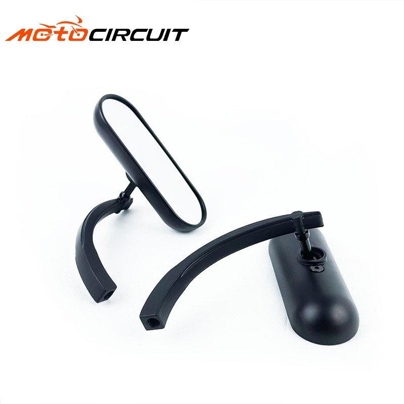 Retro Cool Black Reflective Rearview Mirror Classic Aluminum Mirror For Harley Parts Motorcycle Accessories