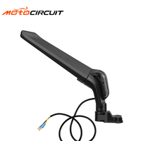 Motorcycle Aluminum alloy Rearview Mirror Spoiler With Light Universal Modified Motorbike Spare Accessories Parts